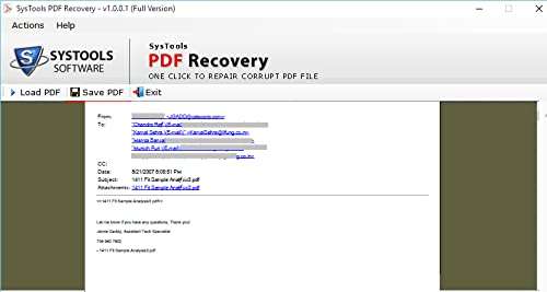 SysTools PDF Recovery (Email Delivery-No CD) 4