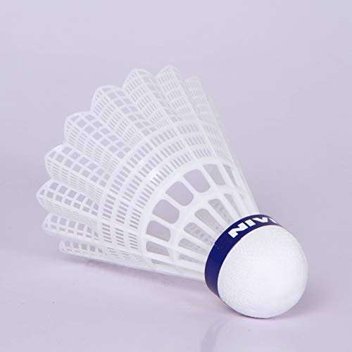 NIVIA Nylon Shuttlecock, Pack of 6 (Yellow/Green) 3