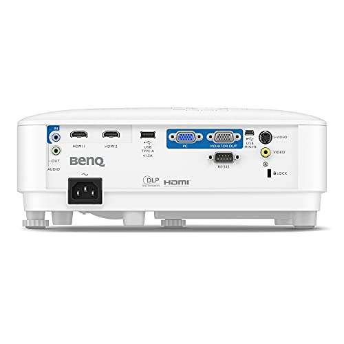 BenQ MH560, Full HD (1080p) DLP Projector, 3800 ANSI lumens High Brightness, Excellent 1.07 Billion Colors, Upto 200 Inches Screen Size, 16 ms Low Input lag, 10 W Chamber Speakers, Dual HDMI Port. 6