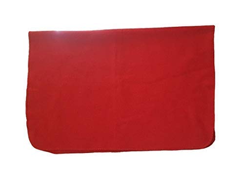 Anshraj Woolen Aasan in Red Colors Pooja Aasan for Chanting with Good Woolen Fabric (Set of 2) Sold by Garvita Puja Samagri (Red, 30 X 20 Inch) 2