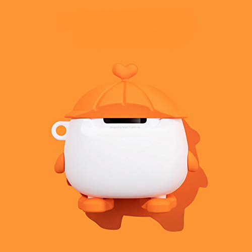 LUOENO Cute AirPods Case Cover Cartoon Funny Silicone Airpods case Lovely Duck Shape Cover for Air pods 1 2 4