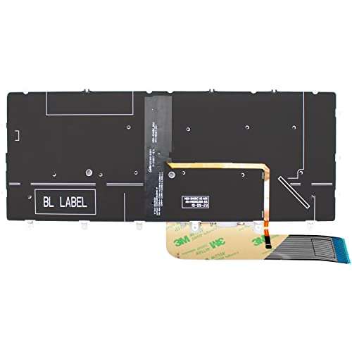 ANTWELON Replacement Laptop Keyboard Backlight for Dell XPS 13 9305 9370 9380 US Layout 4