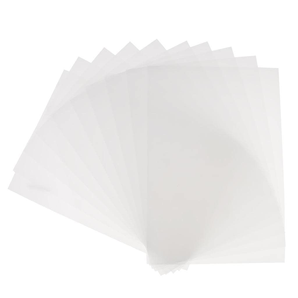 myaddiction 20 Pieces Heat Shrinkable Paper Shrink Film Paper Sheets for DIY Hanging Charms Fine Polish 4