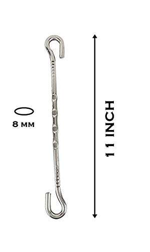 MHS Zula Bearing Spring 360' Rotating and Accessories for Hammock Porch Swings (Link Rods Pack of 4) 2