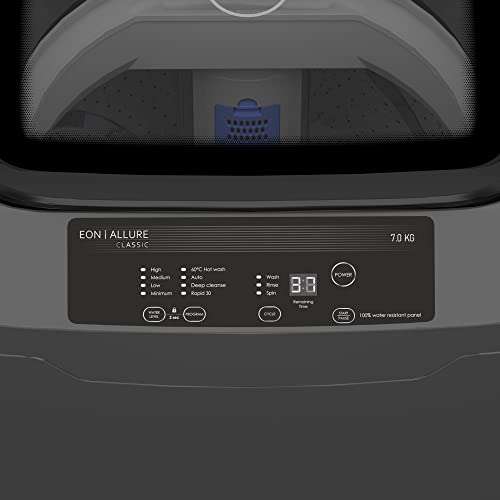 Godrej 7.5 Kg 5 Star Fully-Automatic Top Loading Washing Machine with In Built Heater (WTEON ALR C 75 5.0 FDTH ROGR, Royal Grey) 4