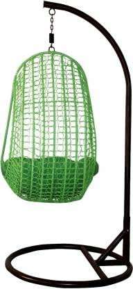 ZEROLINE™ Outdoor Inddor Hanging Swing Chair with Stand for Garden, Living Room, Balcony 4