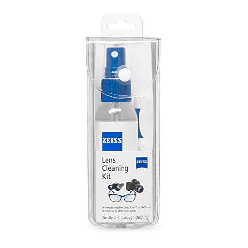 ZEISS 2oz Spray and Microfiber Lens Cleaner Care Kit for Coated Lenses, Binoculars, Scopes, Cameras, and Glasses, 1-Pack 2