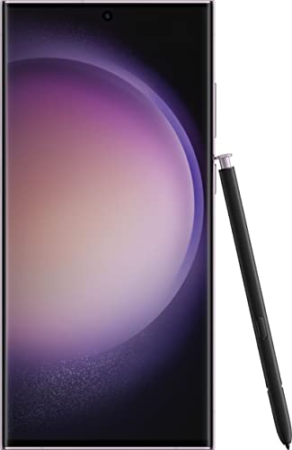 SAMSUNG Galaxy S23 Ultra 5G (SM-S918B/DS) Dual SIM 256GB/ 8GB RAM, GSM Unlocked International Version - Lavender + (w/Wireless Bluetooth Headset for Calling) 2