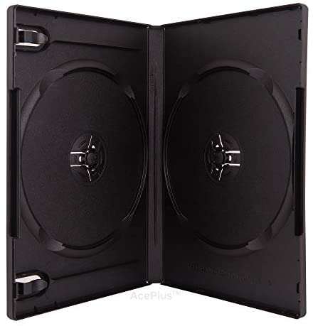 Professional Branded DVD+R DL ( Double Layer) 8.5 Gb 8X X 240 Minute with Combo Plastic DVD Cover Black with Each DVD Pack of (2) 4