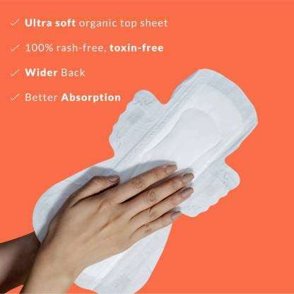 DAES Organic Cotton sanitary Pad | combo pack | 12 Heavy flow pads + 25 panty |Toxin-Free | Unscented | Ultra thin | Ultra soft | Vegan | Leakproof and Rash-Free | Super-Absorbent 5