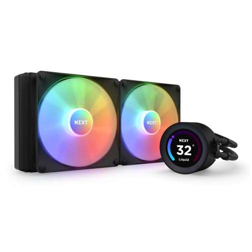 Water Cooler NZXT Kraken Elite 280 RGB - 280mm w/Display, RGB Controller & RGB Fans Black 3