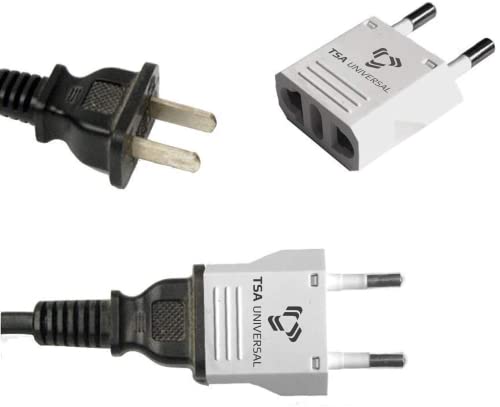United States to Sweden Travel Power Adapter to Connect North American Electrical Plugs to Swedish Outlets for Cell Phones, Tablets, eReaders, and More (6-Pack, White) 2