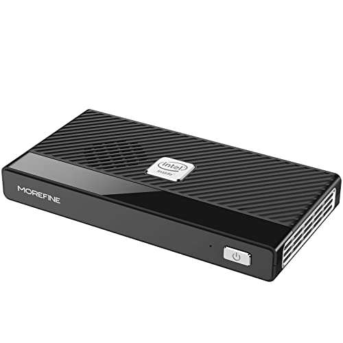 MOREFINE M6 Mini PC Intel 11th Gen N6000 (up to 3.3GHz) Windows 11 Pro, Mini Computers 16GB LPDDR4 RAM/512G M.2 NVME SSD, Micro PC Support WiFi6/ AX201/BT5.2/2.5G Network Port 1