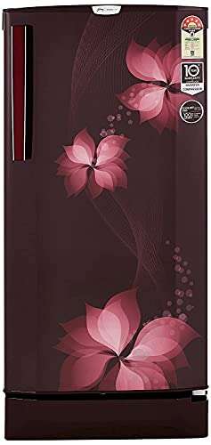 Godrej 190 L 5 Star ( 2019 ) Direct Cool Single Door Refrigerator(R D EPro 205 TAI 5.2 BRZ WIN, Breeze Wine, Inverter Compressor) 1
