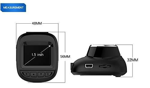 Say1st Wi15 HD 1080P 1.5 Inch Display with WiFi 135° Wide View Car Security Camera 3