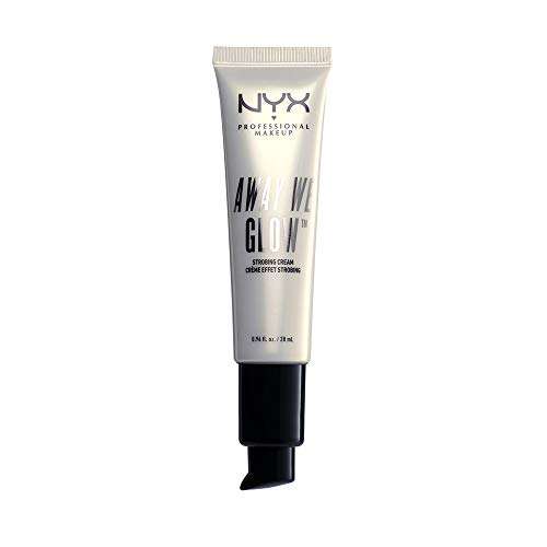 NYX PROFESSIONAL MAKEUP Away We Glow Strobing Cream, Bright Star, Gold Pearls, 0.94 Ounce (AWGSC01) 2