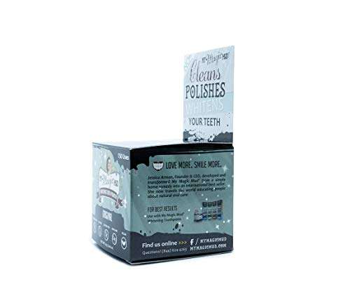 My Magic Mud - Whitening Tooth Powder, Polishing, Brightening, Charcoal, 1.06 oz. (150 uses (Original) 4