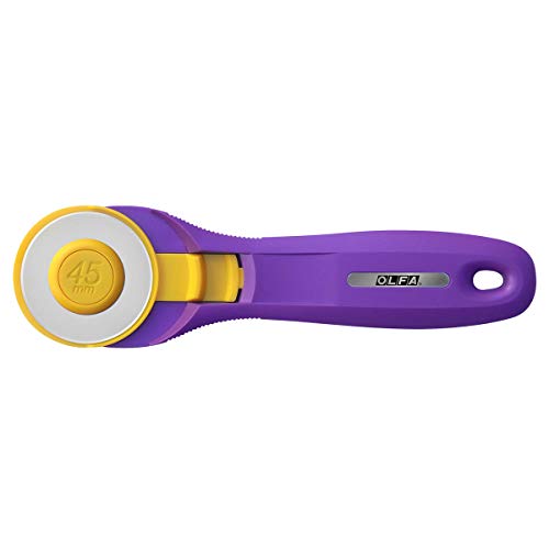 OLFA Splash Rotary Cutter Purple 45mm, Purple 1