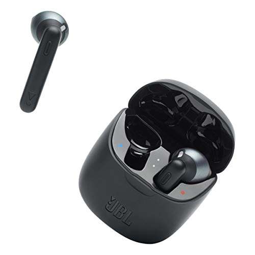 JBL Tune 225TWS True Wireless Earbud Headphones - Pure Bass Sound, Bluetooth, 25H Battery, Dual Connect, Native Voice Assistant (Black) 1