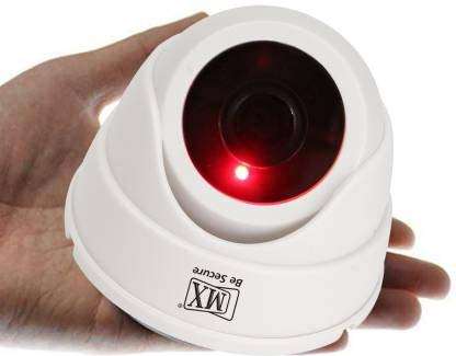 MX Fake Dummy Camera - Realistic Looking CCTV Camera with Flashing Red Light for Home & Office Use (White) Pack of 1 4