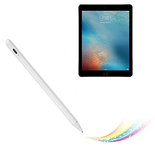 Electronic Stylus for iPad Pro 9.7" Pencil,Active Capacitive Pencil Compatible with Apple iPad Pro 9.7-inch Stylus Pens,Good on Drawing and NotesType-C Rechargeable Pen, White 1