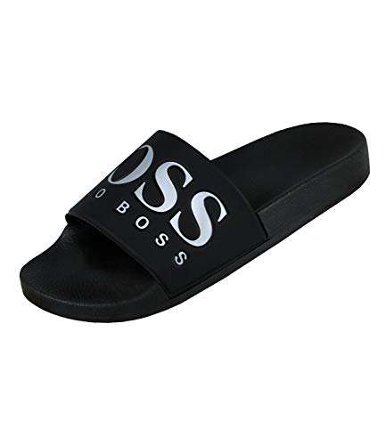 BOSS Men's Mules, Black Black 002, 6 UK 2