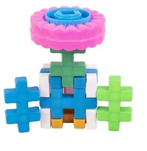 MAJIK Building Block Bricks Toy for Kids Boys and Girls (Combo of 2) (Multicolor M3) 5