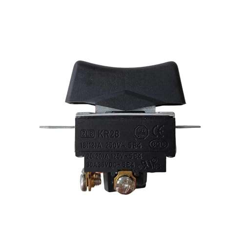 KR28 Electric Drill Switch 4Pins 3Positions with Screw Double Side Momentary 1