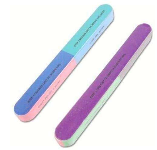 H&B Nail File and Buffer for Pedicure and Manicure - 7 Ways Filer for Nail Repair, Nail Care Tool, Washable Emery Boards, All-in-One Shaping & Buffing, Easy to Use for Women and Men - Pack of 2 3