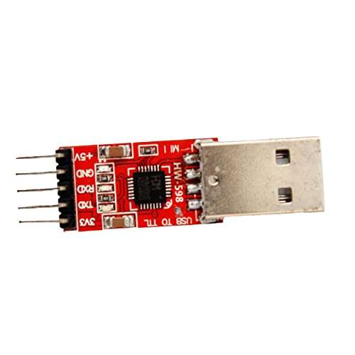 Robotbanao CP2102 USB 2.0 to TTL UART Serial convertor Module - 5 Pin - Black And Silver - Pack Of 1 2