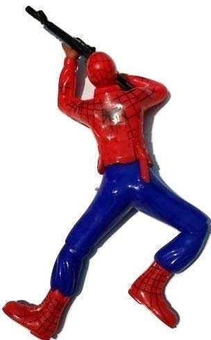Boriva Present a Toy for Your Super Child with Super Hero Avengers Spiderman Crawling with Gun, Light and Sound ( Red Color ) 2