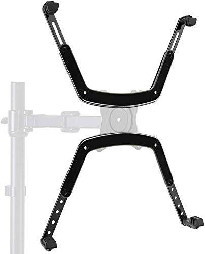 HUANUO Universal VESA Mount Adapter Kit, Non-VESA Adapter for 17 to 27 Inch Monitor Screens to 75x75 VESA Mount 1