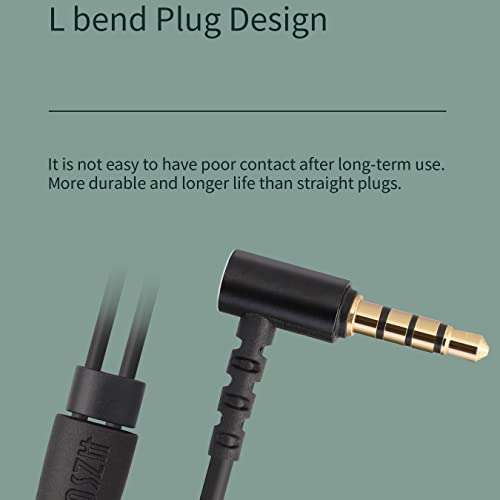 keephifi HZSOUND Bell Rhyme Earphone, 15mm Driver Unit Earbuds for Clear Sound, witht high Purity OFC Cable Headset, HiFi Bass Noise-Isolating Headphone for Music,Game,Sport (no mic)… 4