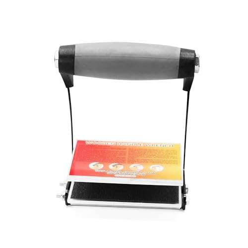 WEITARI Plywood Carrier, Panel Carrier, Drywall Carrying Tool, 0 to 1 Grip Range Sheetrock Gripper Carrying Soft-Grip Handle Gripper Lift for Clamp Wood Board Drywall Lifter Single Hand Adjustable 5