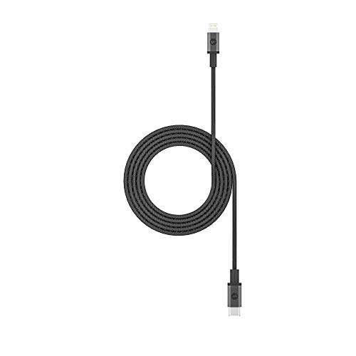 mophie Fast Charge USB-C Cable with Lightning Connector - 1.8M Cable - Black 1