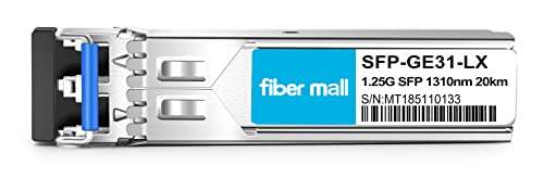 1G SFP LX for Cisco SFP-GE-L GLC-LH-SMD GLC-LH-SM Ubiquiti UF-SM-1G Netgear AGM732F Mikrotik S-31DLC20D D-Link DEM-310GT 1000BASE-LX/LH 1310nm 20km DOM Transceiver Module 6