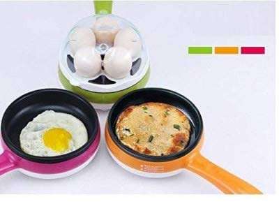 MR BRAND CREATION Egg Boiler Electric Automatic Off 7 Egg Poacher for Steaming, Cooking, Boiling and Frying, Multi Color with handle 1