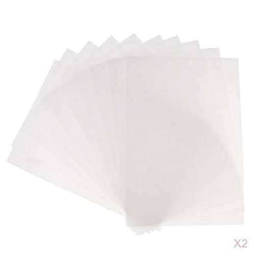 myaddiction 20 Pieces Heat Shrinkable Paper Shrink Film Paper Sheets for DIY Hanging Charms Fine Polish 1