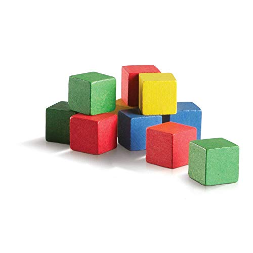 hand2mind Wood Blocks, Counting Cubes for Kids Math, 1 Inch Blocks for Preschool Crafts, Early Math Manipulatives for Preschool, Classroom Supplies for Teachers Elementary (Pack of 100) 4
