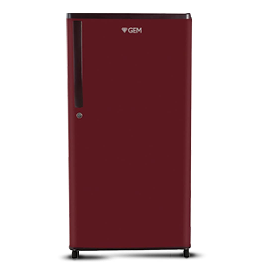 GEM 180 L 2 Star Direct-Cool Single Door Refrigerator (‎GRDN-2052BRTC, Plain Red) 1