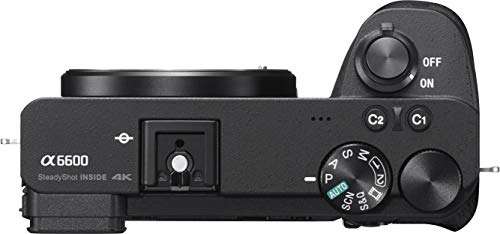 Sony Alpha Ilce 6600M 24.2 Mp Mirrorless Digital SLR 16 GB Camera with 18-135 Mm Zoom Lens | Aps-C Sensor | Fastest Auto Focus, Real-Time Eye Af, Real-Time Tracking | 4K Vlogging 16 GB Camera - Black 3