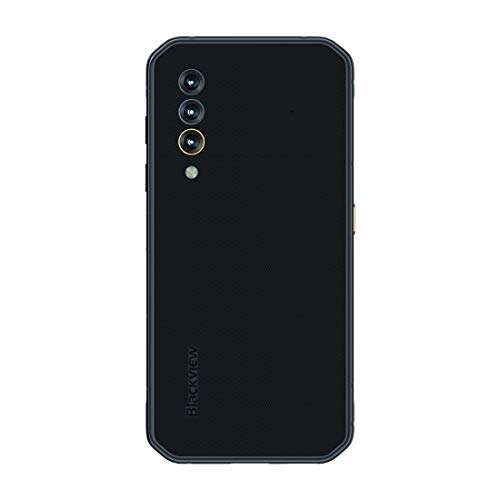 for Blackview BL6000 Pro 5G Unlock Cell Phone 8GB+256GB Triple Back Cameras 5280mAh 6.36 inch Android 10.0 MTK6873 Dimensity 800 Octa Core up to 2.0GHz (Black) 3