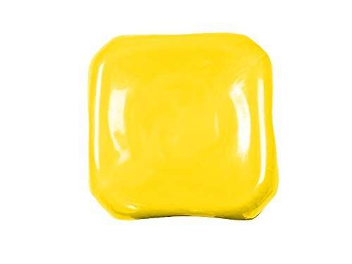 STAR NEW® Dice Stool Fiber Material for Living Room Dice Sitting Stool with Anti Skid Rubber for/Home/Outdoor- (Yellow) 4