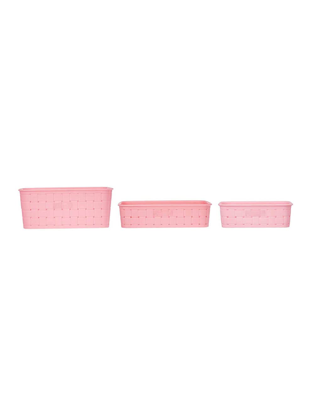 Pranee 3 Pcs Smart Shelf Basket Set 4