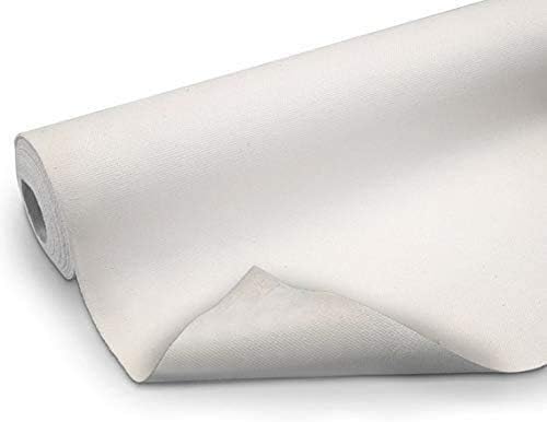 VARIETY CANVAS® 7 Oz. Medium Grain Primed Cotton Canvas Roll for Oil & Acrylic Painting, White (72" X 5M) 6