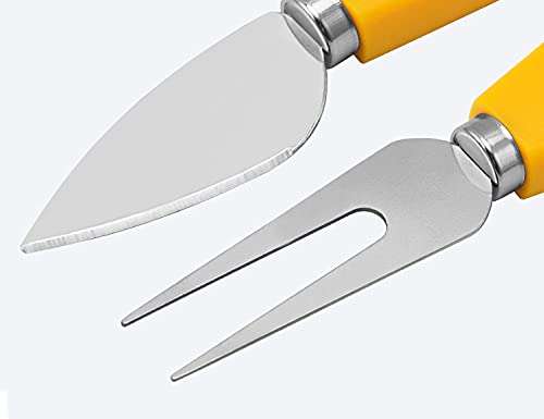 WOIWO Mini Kitchen Gadget Cheese Cheese Knife Set Cake Fork Knife Stainless Steel Cheese Cutter 6 Piece Set 5