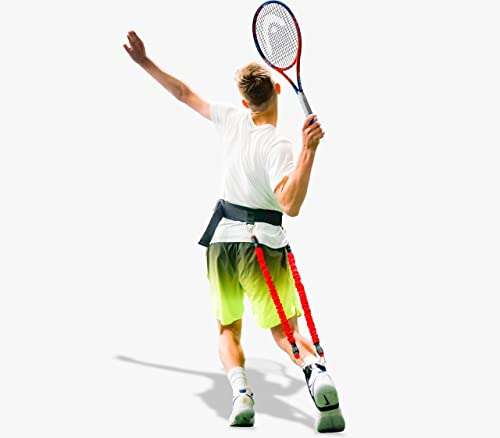 VPX Tennis Swing Trainer Increases Power, Exit Ball Velocity, Shot Accuracy, & Serve Speed, Improves Forehand, Backhand, Slice, & Compression Racket Torque, For Men, Women, Boys, Girls, & Kids 4