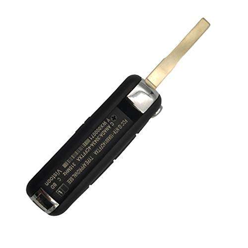 Replacement for Car Keyless Entry Flip Folding Remote Key Fob Shell Case Fit for Land Rover Discovery LR3 Range Rover Sport 2