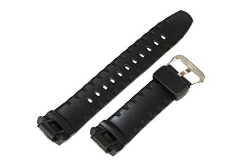 Casio 10144012 Genuine Factory Casio Replacement Black Rubber Watch Band fits G-7300-1V G-7301G-9V 2