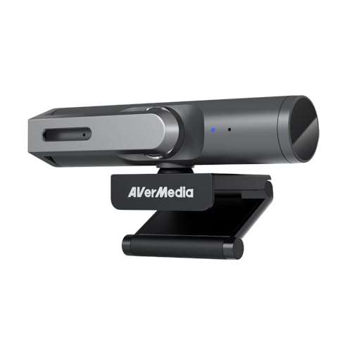 AVerMedia PW515 4K Ultra HD Business Webcam with AI Auto-Framing for Streaming, Video Calls, Sony Sensor, works with CamEngine, Teams, Zoom, OBS, for PC/Mac 3
